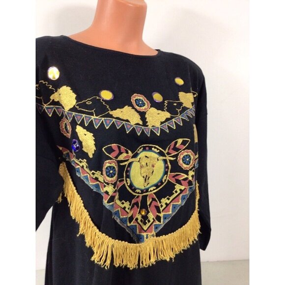 Sweet Blondie Vintage Western Top Womens Small - Picture 7 of 7